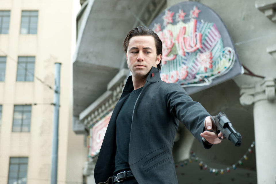 Joseph Gordon-Levitt is an assassin with a difference in ‘Looper’. (TriStar Pictures)