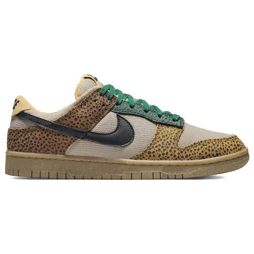 <p><a class="link " href="https://www.mrporter.com/en-gb/mens/product/nike/shoes/low-top-sneakers/dunk-low-leopard-print-leather-trimmed-canvas-sneakers/45666037504873581" rel="nofollow noopener" target="_blank" data-ylk="slk:SHOP;elm:context_link;itc:0;sec:content-canvas">SHOP</a></p><p>Remember when sneakerheads were prepared to sell their left arm for a pair of Dunks? Well, now they’re finally readily available in a not-too-wild leopard print finish – <a href="https://www.esquire.com/uk/style/a41040185/leopard-print-menswear/" rel="nofollow noopener" target="_blank" data-ylk="slk:a pattern on the rise once more;elm:context_link;itc:0;sec:content-canvas" class="link ">a pattern on the rise once more</a>, according to our style director, Charlie Teasdale. </p><p>£110; <a href="https://www.mrporter.com/en-gb/mens/product/nike/shoes/low-top-sneakers/dunk-low-leopard-print-leather-trimmed-canvas-sneakers/45666037504873581" rel="nofollow noopener" target="_blank" data-ylk="slk:mrporter.com;elm:context_link;itc:0;sec:content-canvas" class="link ">mrporter.com</a></p>