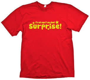 surprise rape tshirt