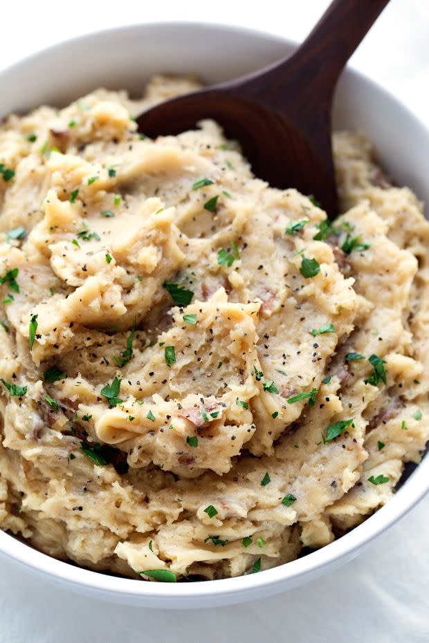 roasted garlic mashed potatoes