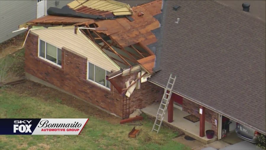 Chesterfield storm damage from April 1, 2024. (Photos: SkyFOX)