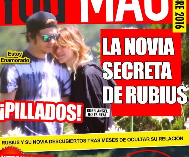 El noviazgo de ElRubius e Irina lo destapó una revista en octubre de 2016 (YouMag).