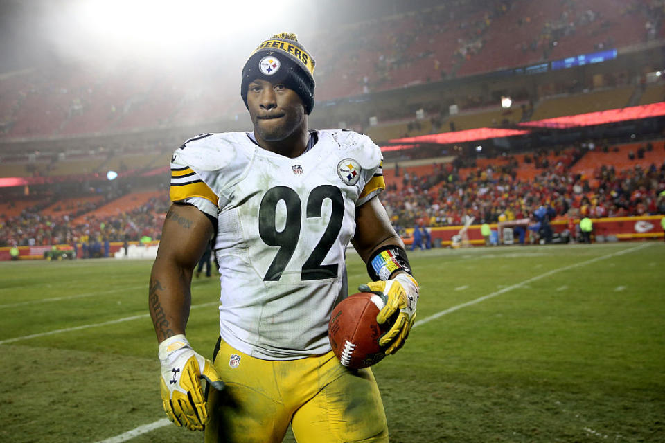 James Harrison could be headed for New England. (Getty)