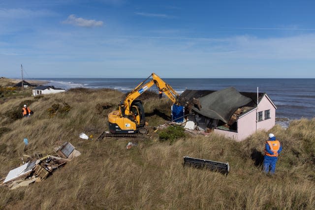 Coastal erosion