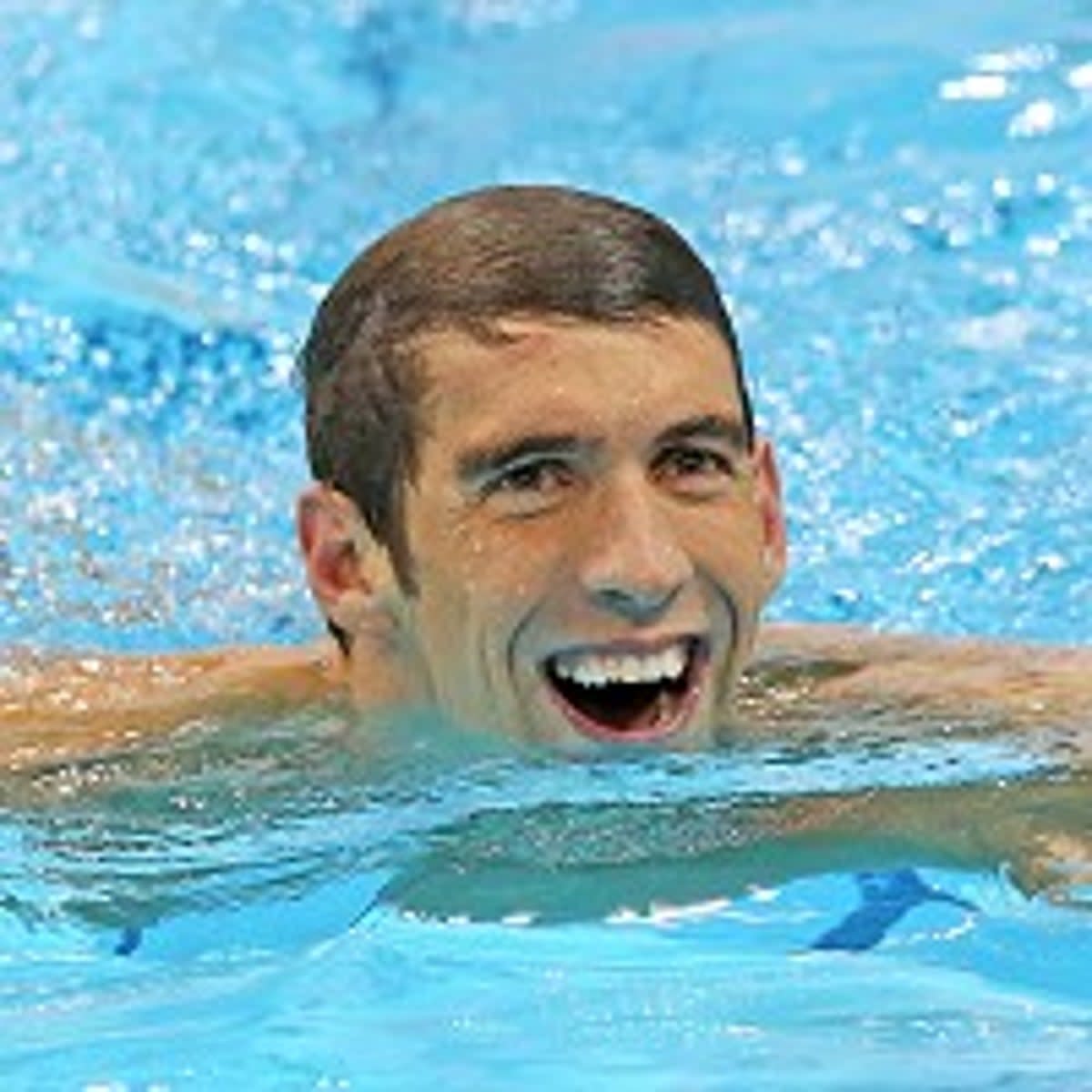 Michael Phelps during his illustrious swimming career