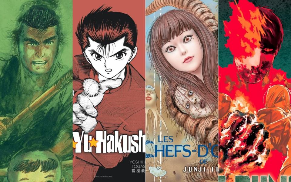 Détails des couvertures des mangas 