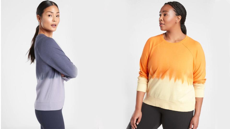 This lightweight sweatshirt is 75% off and comes in a variety of vibrant shades.