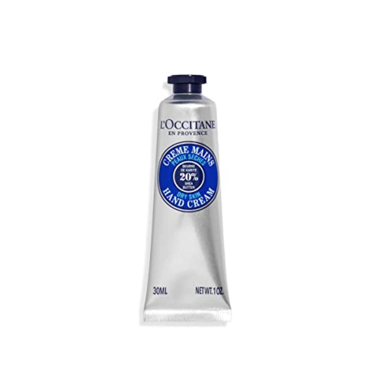 L'Occitane Shea Butter Hand Cream 1 Oz: Nourishes Very Dry Hands, Protects Skin, With 20% Organic Shea Butter, Vegan, 1 Sold Every 3 Seconds* (AMAZON)