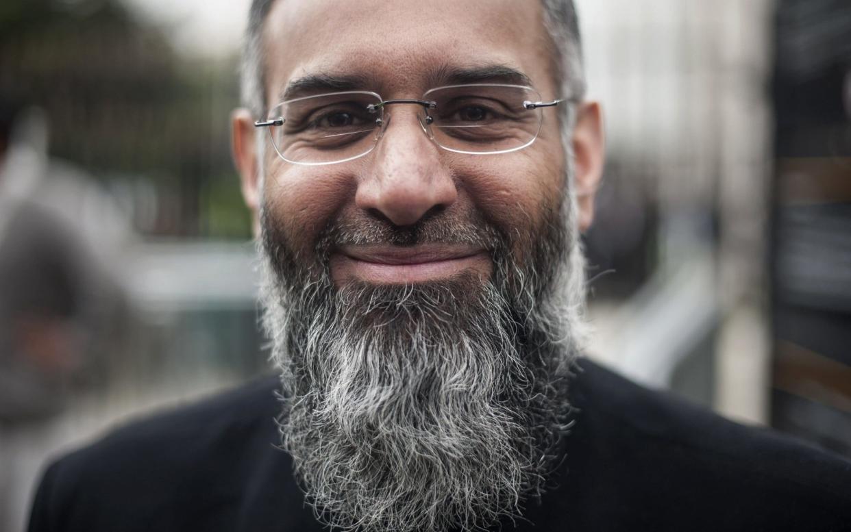 Anjem Choudary, 51, is due to be freed within weeks after serving half of a five and a half year prison sentence for encouraging Muslims to join Islamic State - AFP