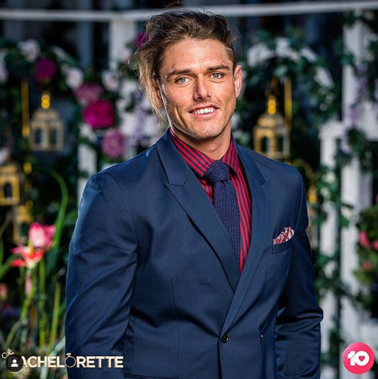 Timm Hanly pictured on Bachelorette