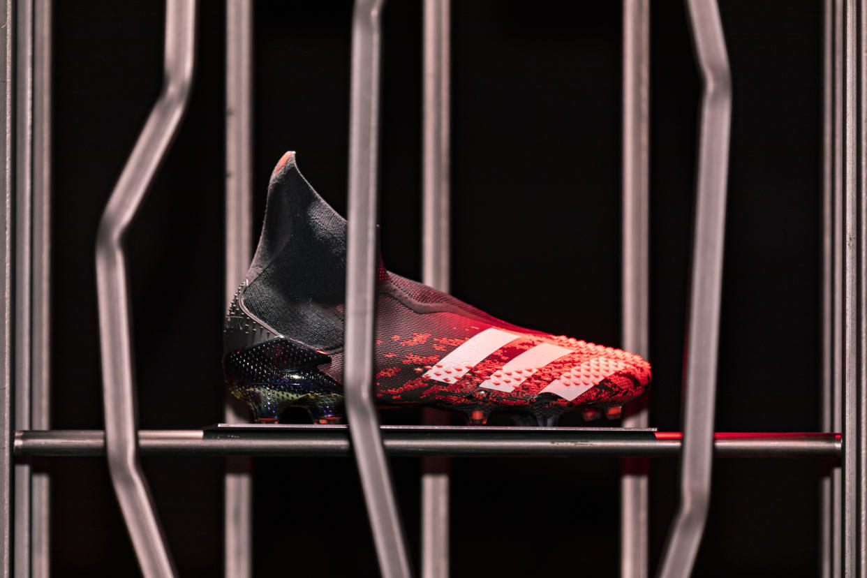 The new adidas Predator 20 Mutator with DEMONSKIN. (Photo credit: adidas).