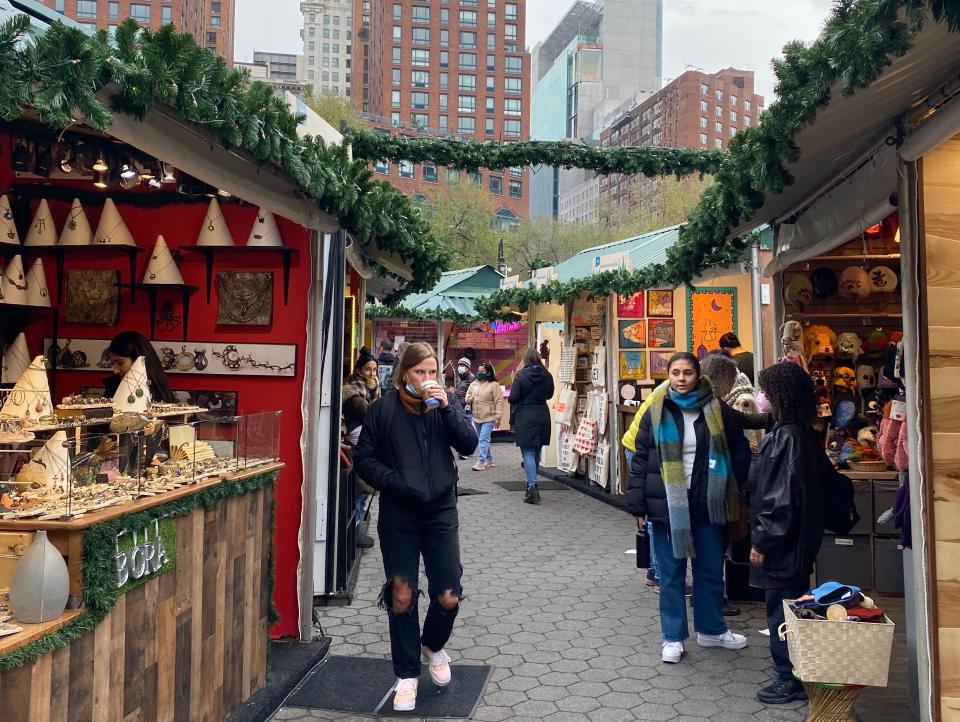 union square holiday market