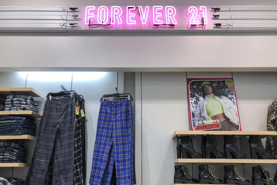 The inside of a Forever 21 store