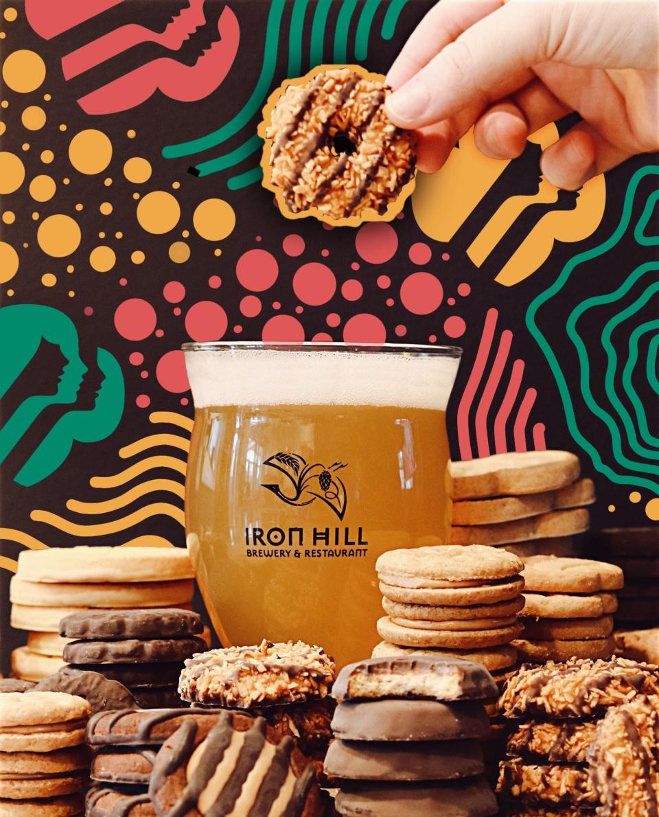 The annual Girl Scout Cookie beer pairing flights return to all Iron Hill Brewery & Restaurant locations, running from Friday, Feb. 23 to Sunday, Feb. 25.