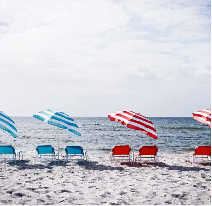 Striped Umbrellas