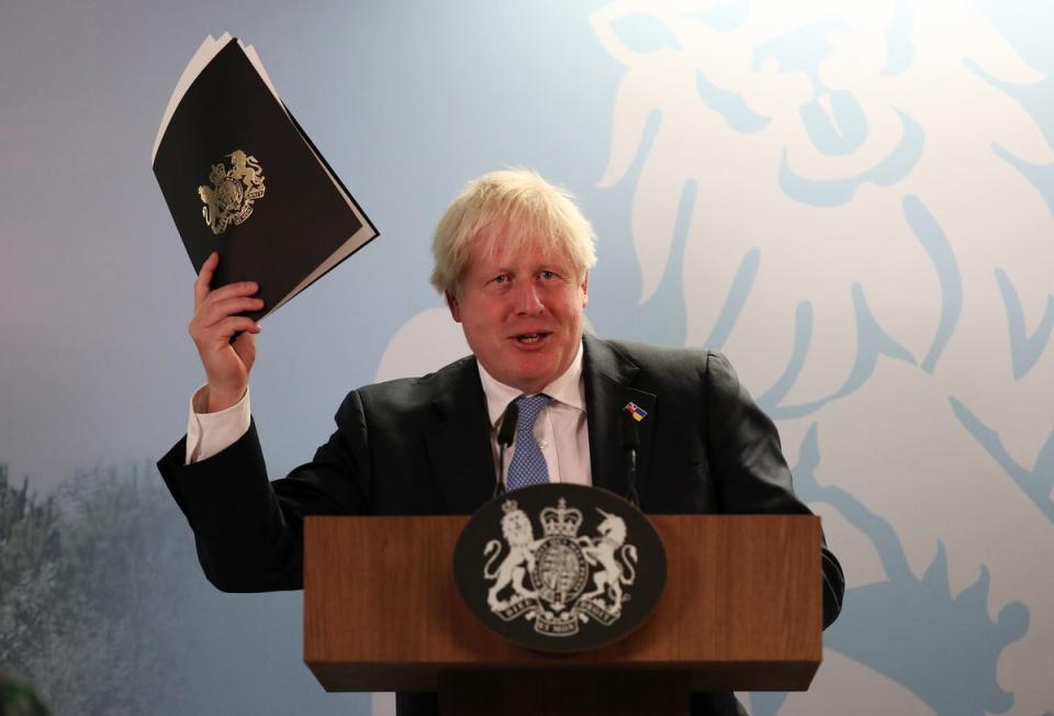 Prime Minister Boris Johnson committed £700m of Government investment towards a new nuclear power station in Suffolk (Chris Radburn/ PA) (PA Wire)