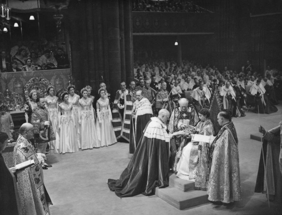 Queen Elizabeth coronation ceremony