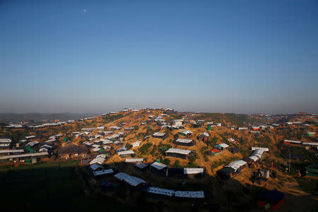 Temporary shelters cover a hill at Kutupalong refugee camp, near Cox's Bazar, Bangladesh November 7, 2017. REUTERS/Navesh Chitrakar TPX IMAGES OF THE DAY