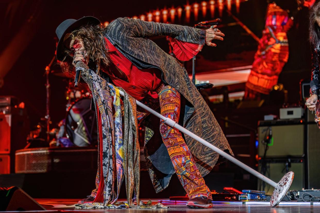 Aerosmith has announced their return to the road on the "Peace Out: Farewell Tour," which was canceled last year due to singer Steven Tyler's vocal injuries. The band is scheduled to come to the Schottenstein Center on Jan. 13.