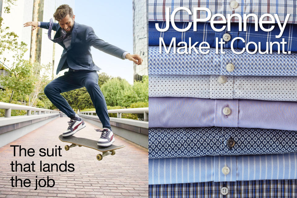 Penney’s “Make It Count” campaign links products with memorable moments.