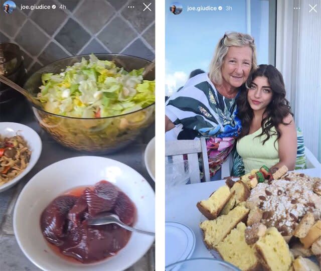 Joe Giudice Family Bahamas Vacation Easter Food