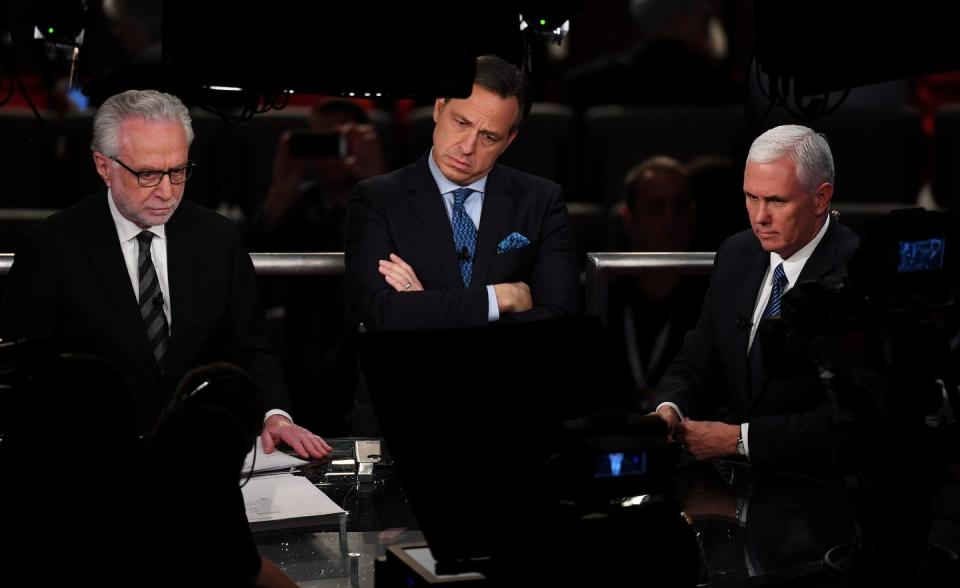 during the third us presidential debate at the thomas mack center on october 19, 2016 in las vegas, nevada tonight is the final debate ahead of election day on november 8