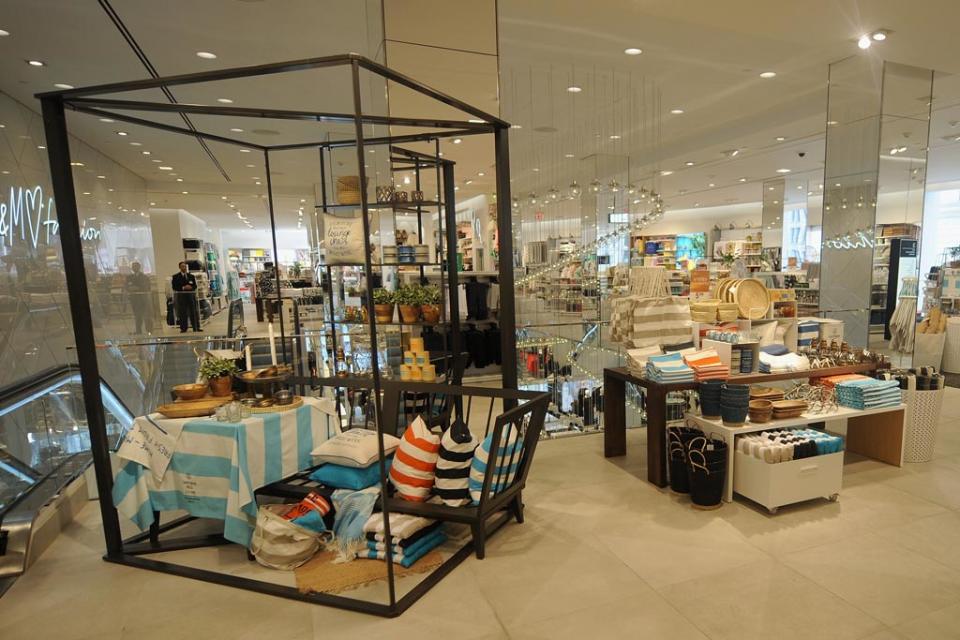 The H&M Herald Square flagship features everything from homegoods to cosmetics - Credit: H&M