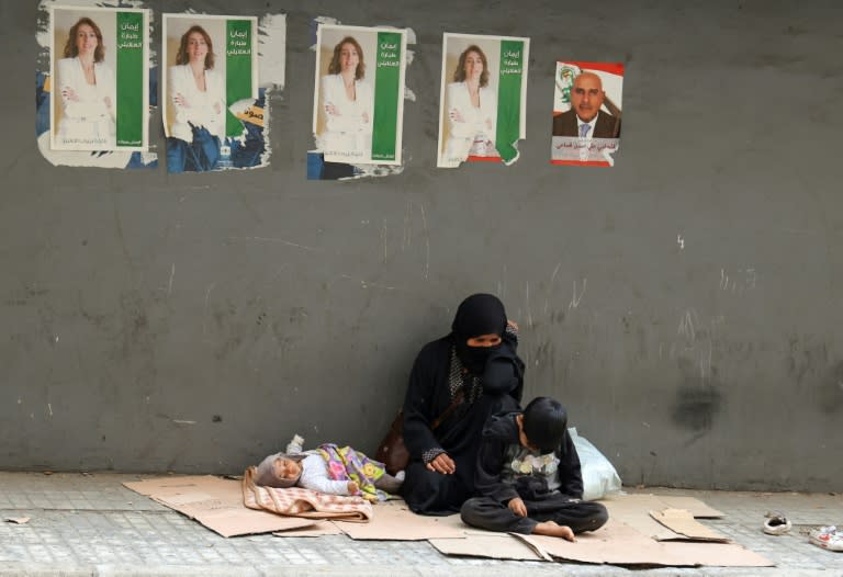 Lebanon is gearing up for parliamentary elections as the country grapples with its worst economic crisis in decades that has left most of the population in poverty (AFP/ANWAR AMRO)