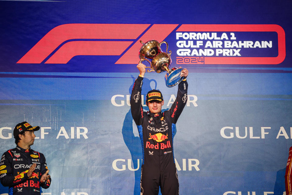 Max Verstappen started the new Formula One season in style with a win at the Bahrain Grand Prix. (Anadolu/Getty)