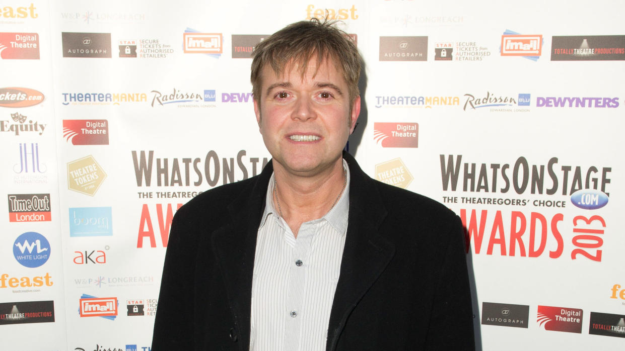 Darren Day has confessed he relapsed into drug addiction due to losing work amid the COVID-19 lockdown in 2020. (Simon Burchell/Getty Images)