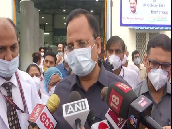 Delhi health minister Satyendar Jain (photo/ANI)