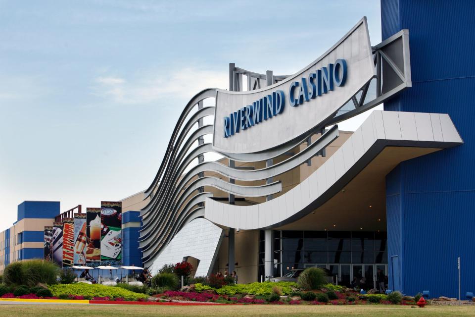 The Chickasaw Nation operates Riverwind Casino near Norman, shown here when its hotel opened in 2009.