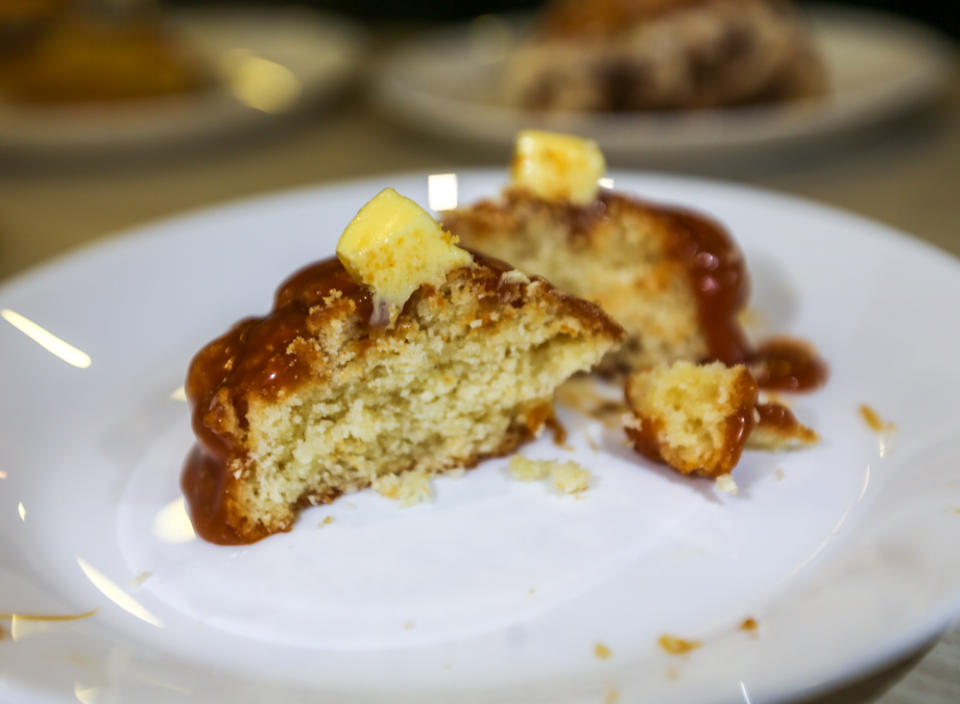 humble bakery - salted caramel scone