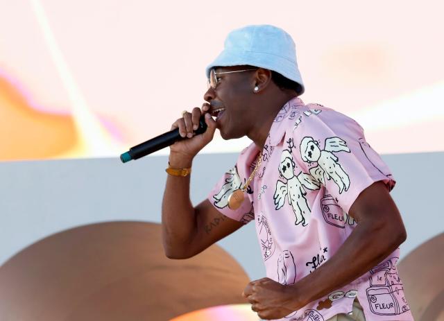 Tyler the Creator 'Surfs' on His Bike in L.A.