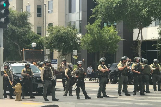 Hollywood protest