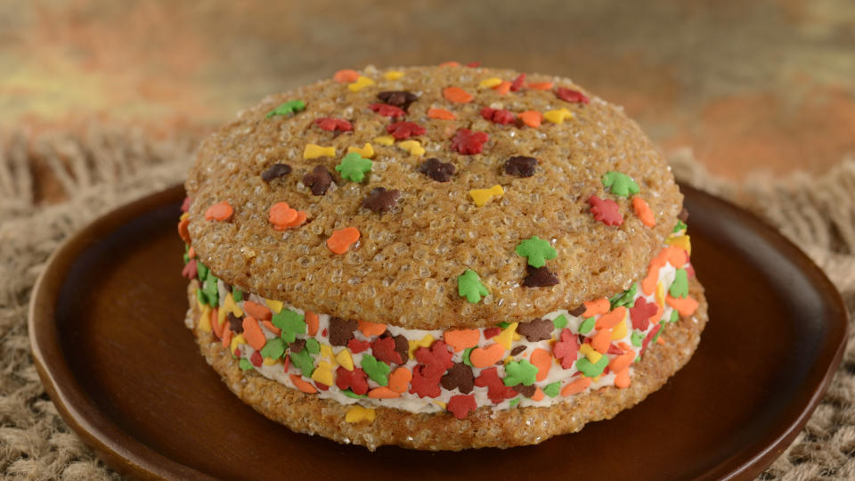 Disney's Pumpkin Cookie Ice Cream Sandwich. (Disney Parks)