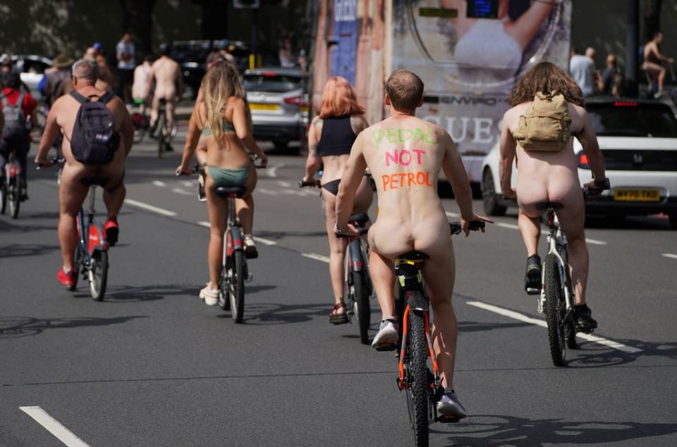 Cyclists near Hyde Park (PA)