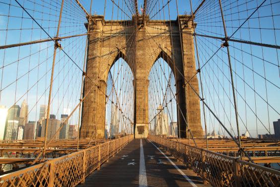 Brooklyn Bridge was opened in 1883, connecting the two cities of Brooklyn and New York (iStock)