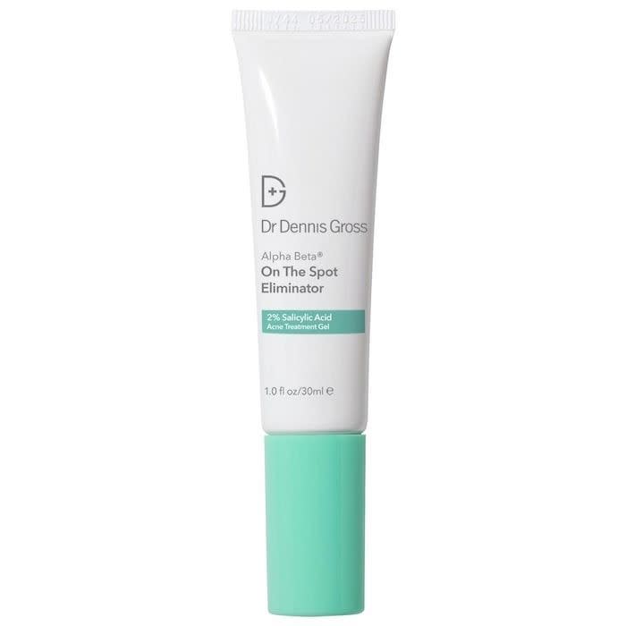 <p><a href="https://go.redirectingat.com?id=74968X1596630&url=https%3A%2F%2Fwww.sephora.com%2Fproduct%2Fdr-dennis-gross-skincare-alpha-beta-r-on-spot-eliminator-2-salicylic-acid-acne-treatment-gel-P510546&sref=https%3A%2F%2Fwww.harpersbazaar.com%2Fbeauty%2Fskin-care%2Fa43726481%2Fbest-skincare-products%2F" rel="nofollow noopener" target="_blank" data-ylk="slk:Shop Now;elm:context_link;itc:0;sec:content-canvas" class="link rapid-noclick-resp">Shop Now</a></p><p>Alpha Beta On The Spot Eliminator 2% Salicylic Acid Acne Treatment Gel </p><p>sephora.com</p><p>$40.00</p>