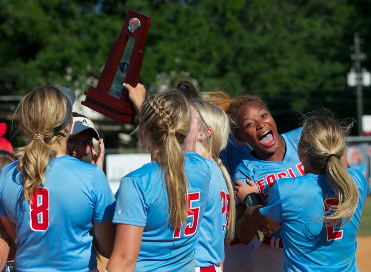 North Florida Christian defeated Aucilla Christian, 5-4, to win the Class 2A District 1 title on May 5, 2022, at North Florida Christian School. Florida High fell to Baldwin, 7-6, in the Class 3A District 2 title game on May 5, 2022, at Florida High.