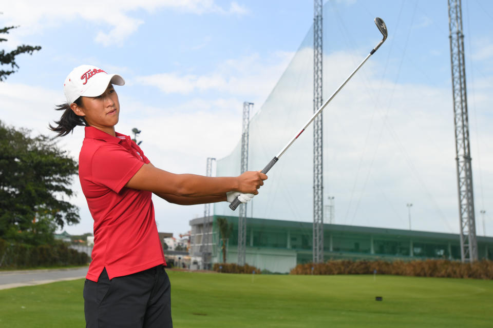 Jen Goh’s most memorable experience in competitive golf is winning her first US amateur event on the same course where Tiger Woods won his 2008 US Open title (PHOTO: Stefanus Ian)
