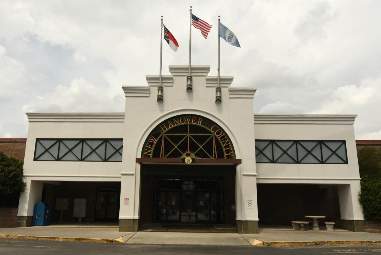 New Hanover County Government Complex on March 31, 2021.