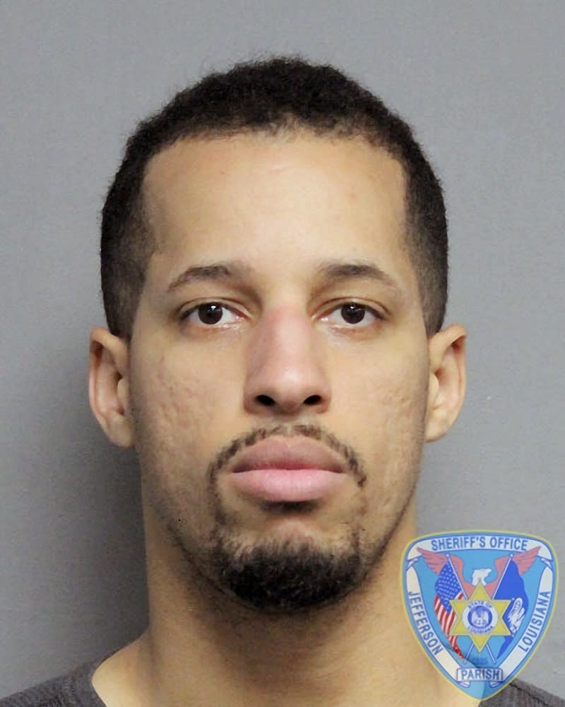 This photo provided by the Jefferson Parish Sheriff’s office shows Johnathan Louis. Johnathan Louis and Issac Hughes, two Louisiana sheriff's deputies face manslaughter charges in connection with the shooting death of an unarmed man during a tense confrontation near New Orleans last week, a use of deadly force that Jefferson Parish Sheriff Joseph Lopinto said was unjustified. (Jefferson Parish Sheriff's Office via AP)