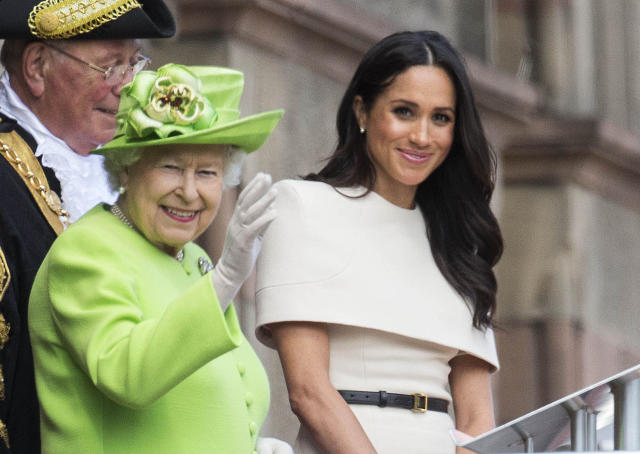Meghan Markle la reina Isabel II (Getty Images)