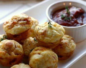 One-Bite Pepperoni Puffs