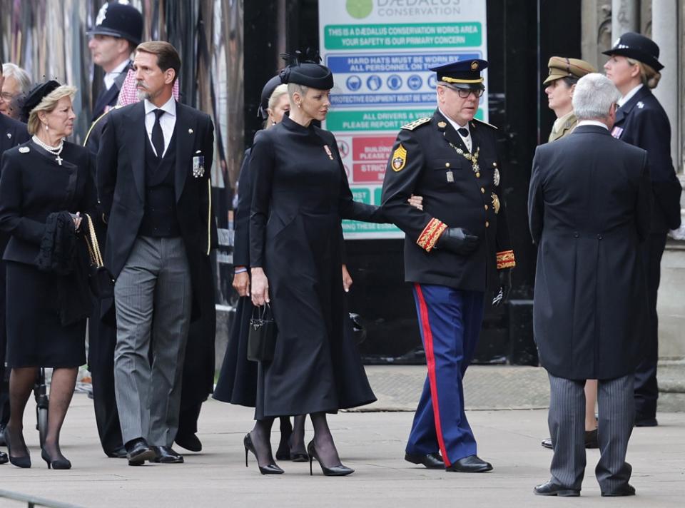 Charlene, Princess of Monaco, Queen Elizabeth Funeral