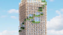 <p>La torre estaría fabricada en un 90% de madera, aunque para su estructura se utilizarían otros materiales como el acero. (Foto: Sumitomo Forestry). </p>