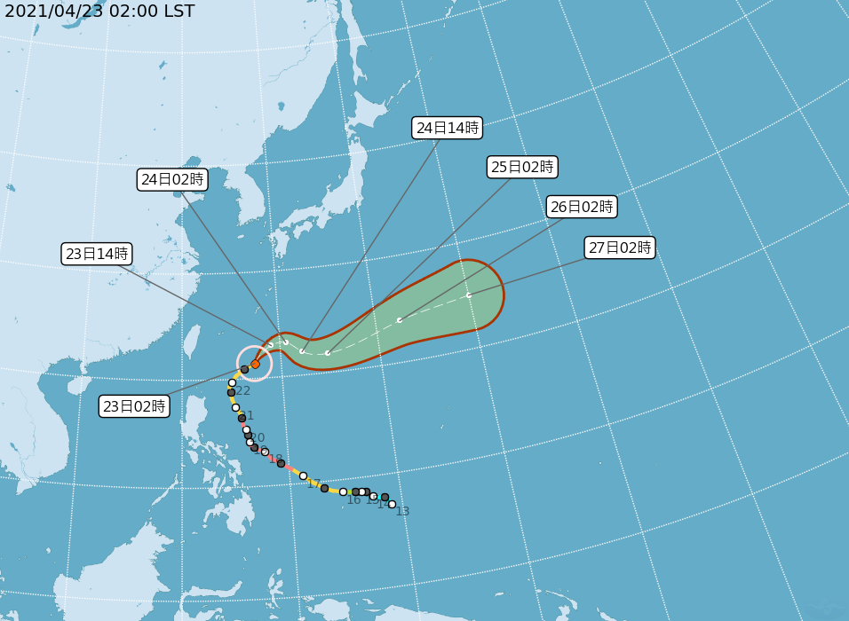 （取自氣象局網站）