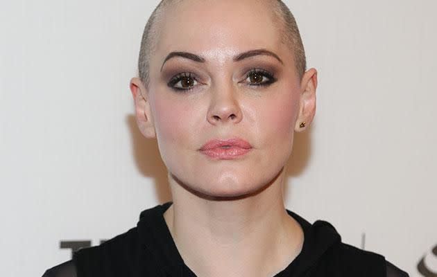 Rose McGowan has been incredibly vocal about Harvey's behaviour. Source: Getty