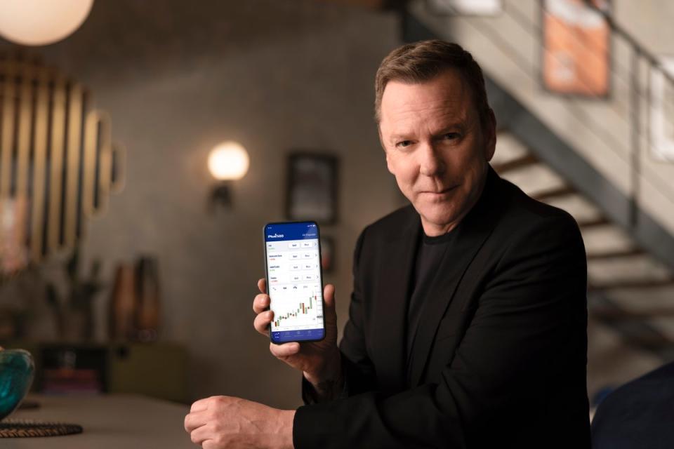 Kiefer Sutherland partners with Plus500 (Handout)